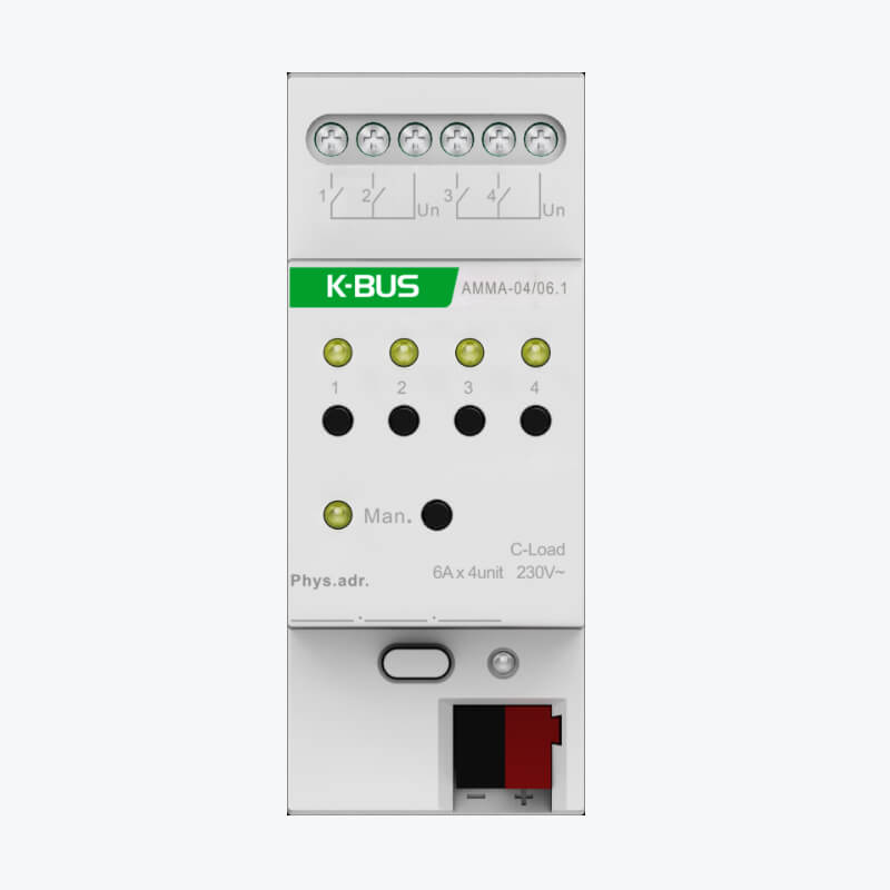 Actionneur KNX multifonction, 4 volets