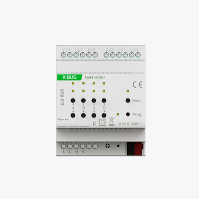 Actionneur de volet, 4 volets