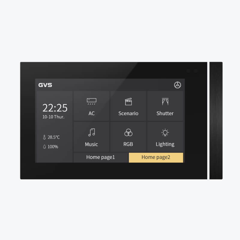 KNX Smart Touch V50, horizontal - Black